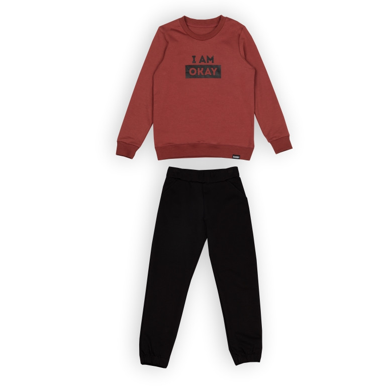 Костюм для хлопчика Gabbi KS-24-16 Бордовий 134 (13910)