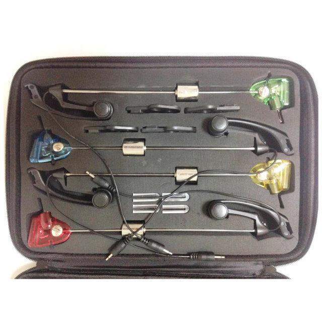 Сигналізатор клювання Спартак SF23868 набір свінгерів в кейсі Чорний (007673)