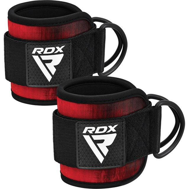 Манжети на щиколотку RDX A4 Gym Ankle Pro 26х10 см Red Pair