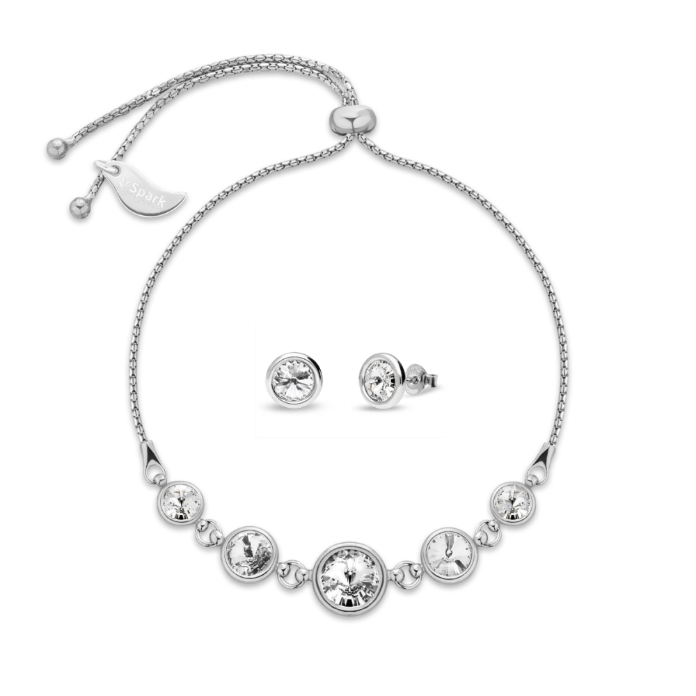 Комплект Spark Casis Penta із сережок та браслета (SETW11225C)
