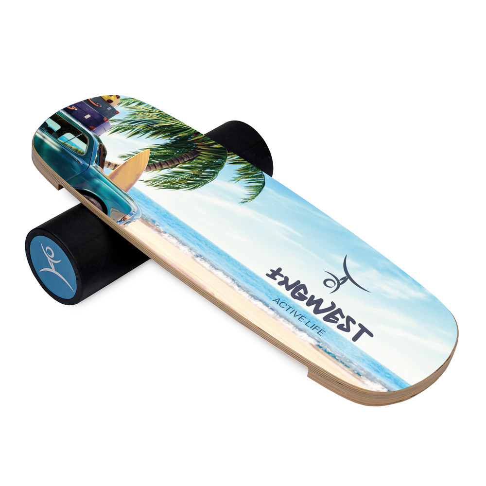 Баланс борд InGwest Retro beach Balance Board Training System з прогумованим ролером