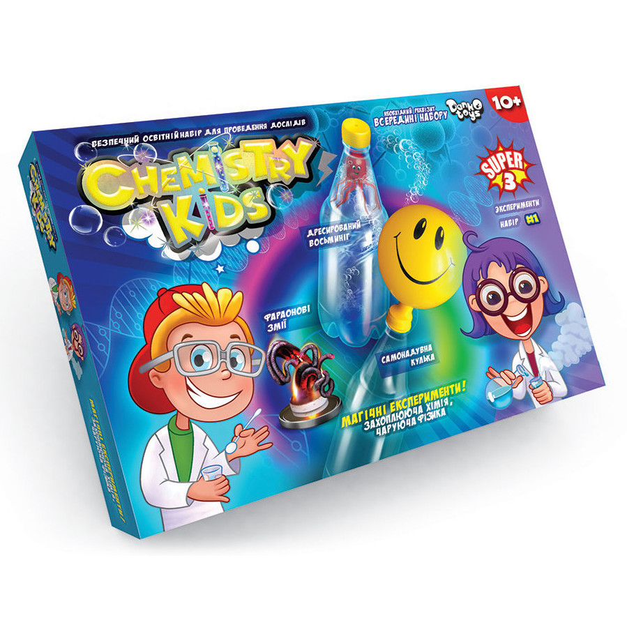 Набір для проведення дослідів CHEMISTRY KIDS CHK-02 Danko Toys