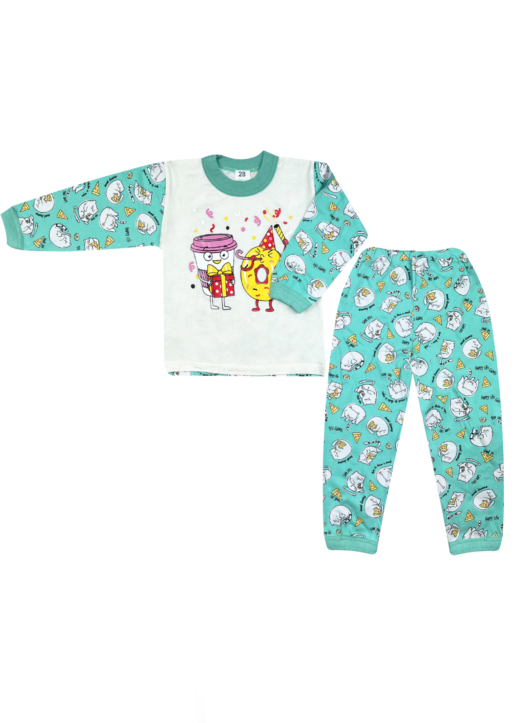 Піжама для дівчинки Модельер 31827 30 Різнокольоровий (18068)