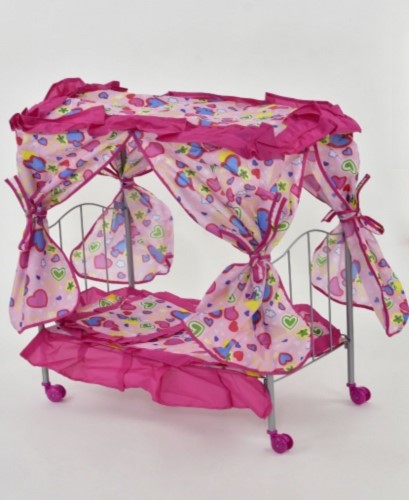 Ліжко для ляльок FL 987 Pink (VI00295)